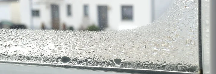 Kondenswasser am Fenster